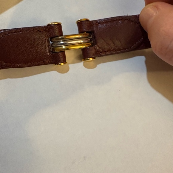 Cartier Brown Leather Crossbody Bag - Picture 6 of 7